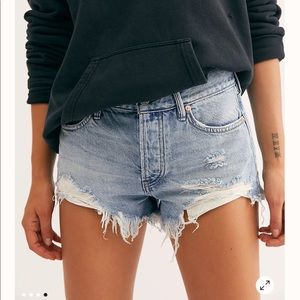 Free People Denim Shorts